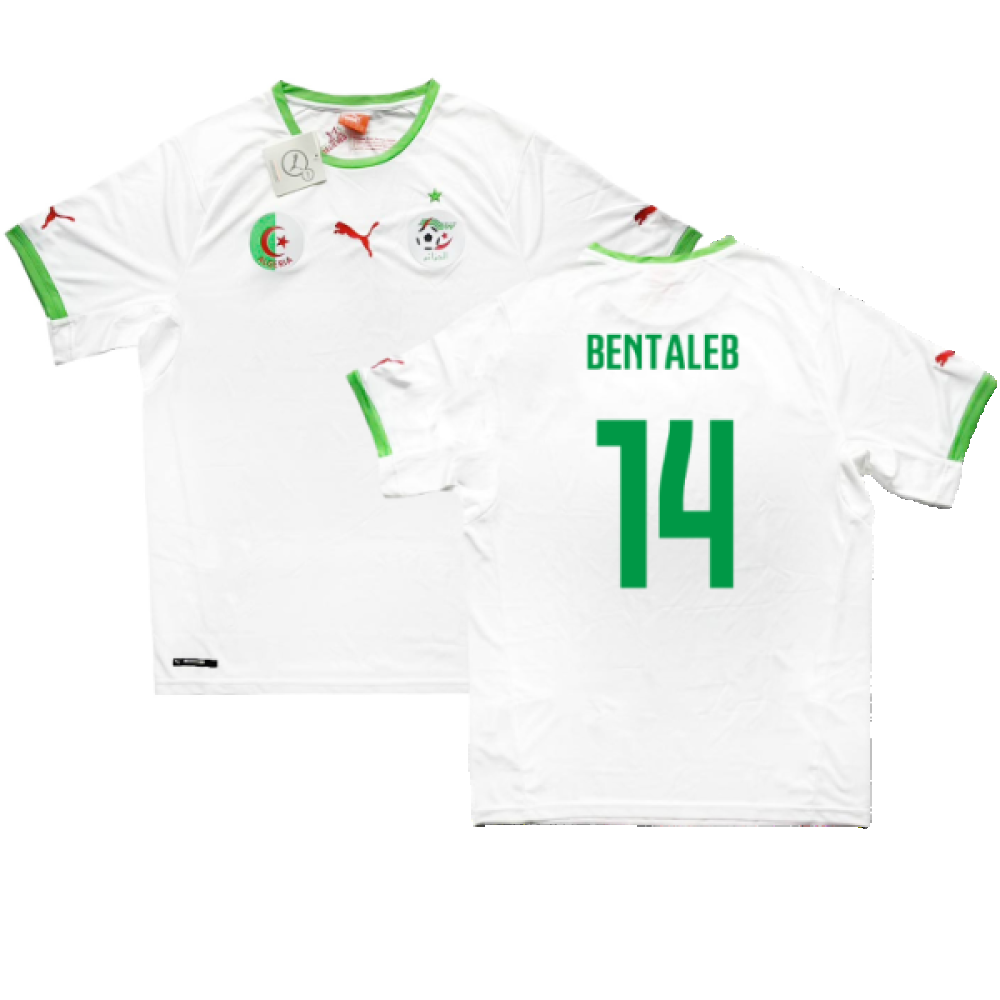 Algeria 2014-15 Home Shirt (M) (Bentaleb 14) (Fair)_0