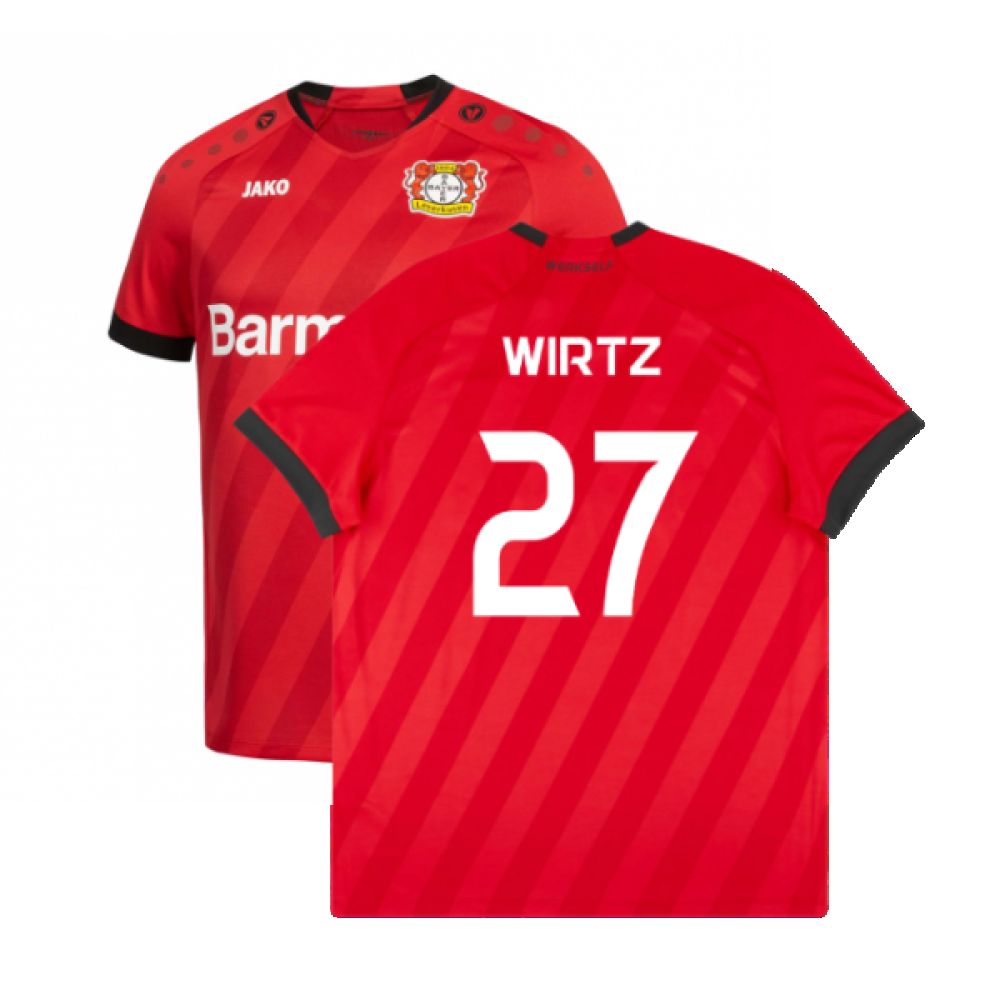 Bayer Leverkusen 2019-20 Home Shirt (Excellent) (Wirtz 27