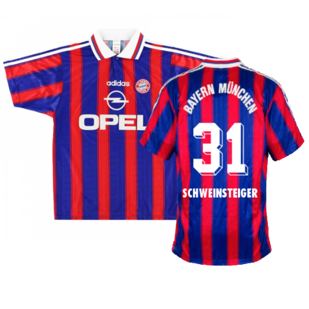 Bayern Munich 1995-97 Home Shirt (Boys 26/28 7-8y) (Excellent) (SCHWEINSTEIGER 31)_0