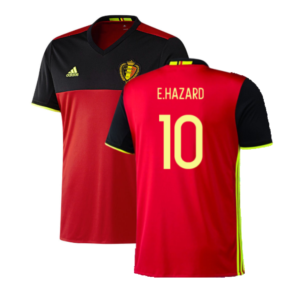 2016-2017 Belgium Home Adidas Football Shirt (xl) (Good) (E 2016-2017 Belgium Home Adidas Football Shirt (xl) (Good) (E
