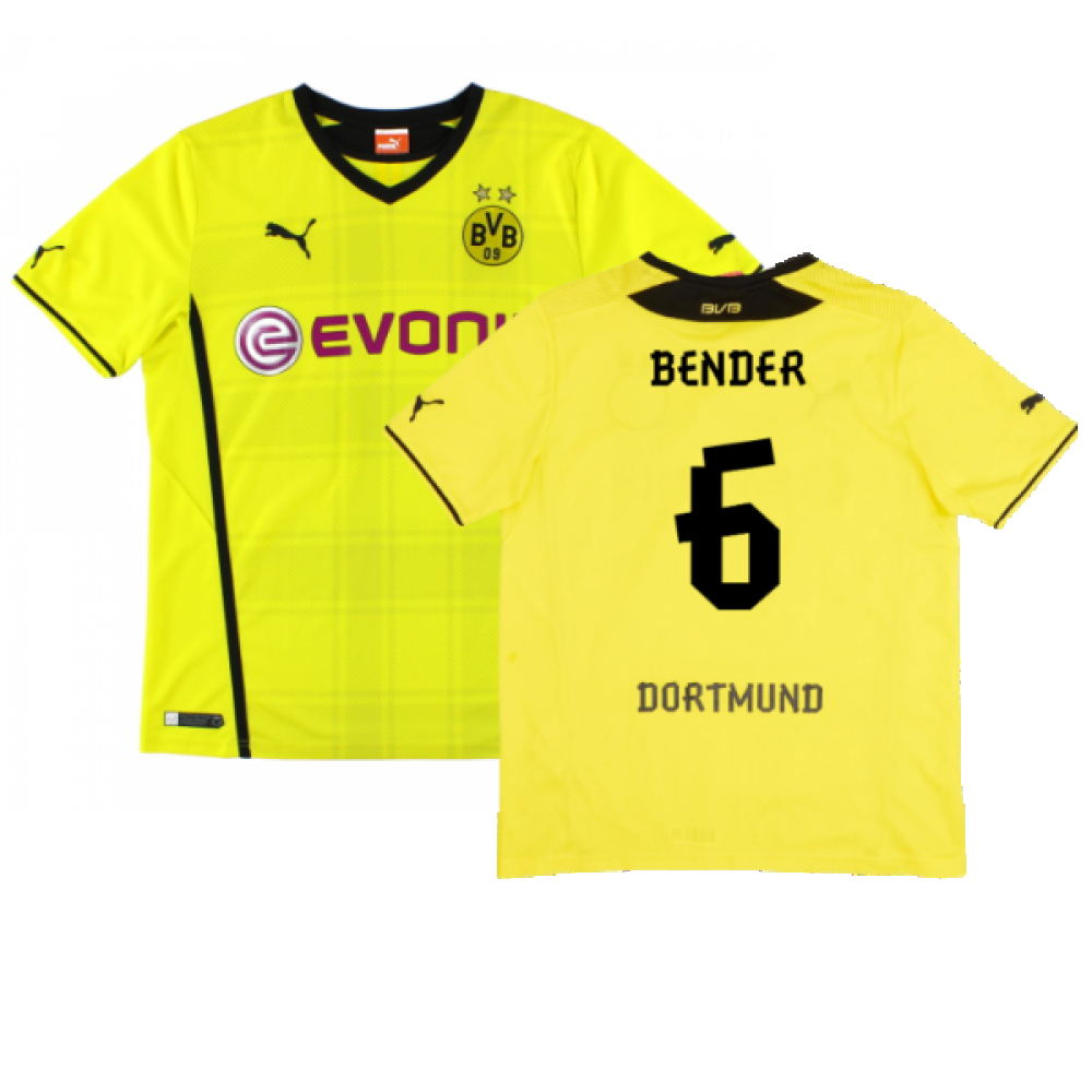 Borussia Dortmund 2013-14 Home Shirt (XL) (Very Good) (Bender 6)_0