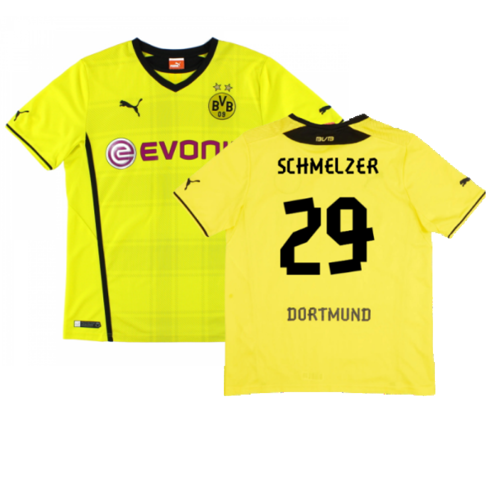 Borussia Dortmund 2013-14 Home Shirt (XL) (Very Good) (Schmelzer 29)_0