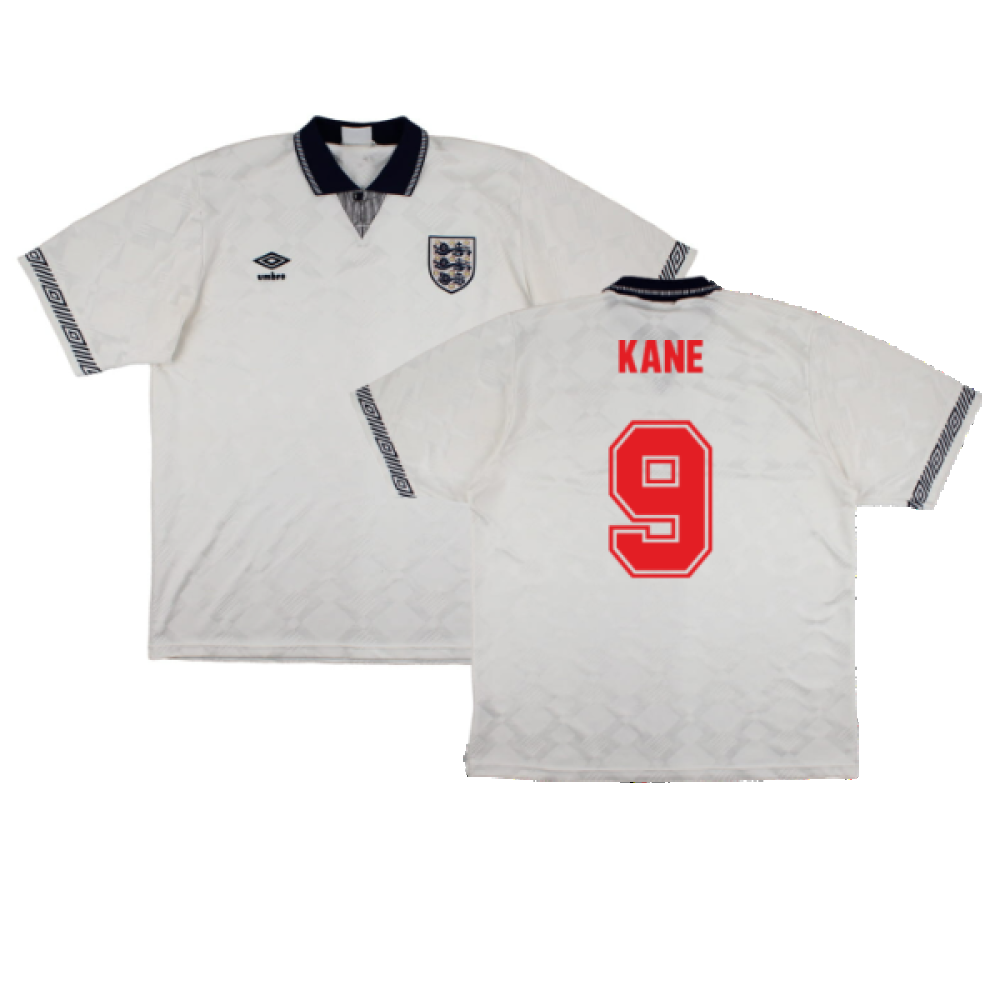 England 1990-92 Home Shirt (S) (Good) (Kane 9)_0