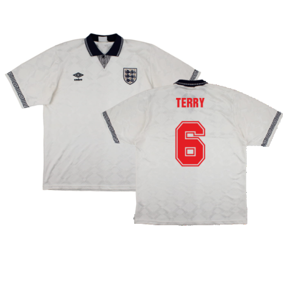 England 1990-92 Home Shirt (S) (Good) (Terry 6)_0