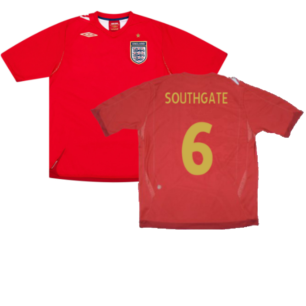 England 2006-08 Away Shirt (L) (Excellent) (SOUTHGATE 6)_0