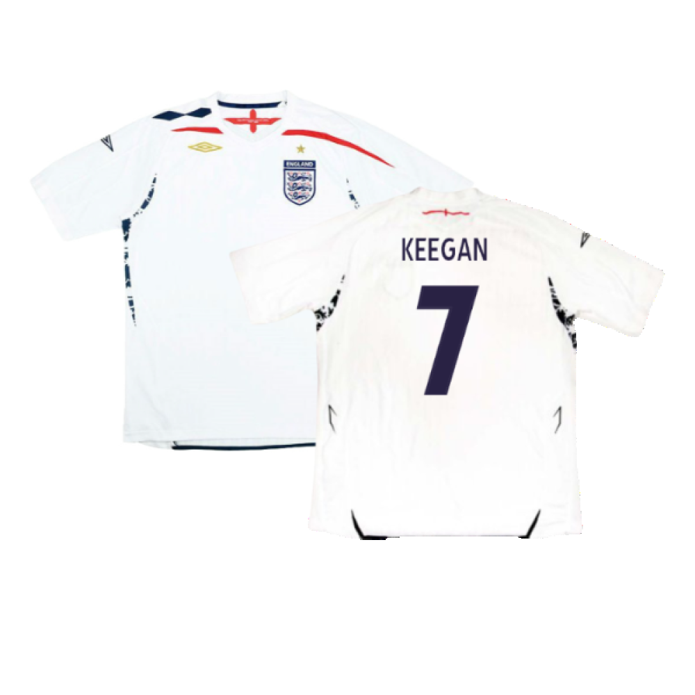England 2007-09 Home Shirt (XL) (Excellent) (KEEGAN 7)_0