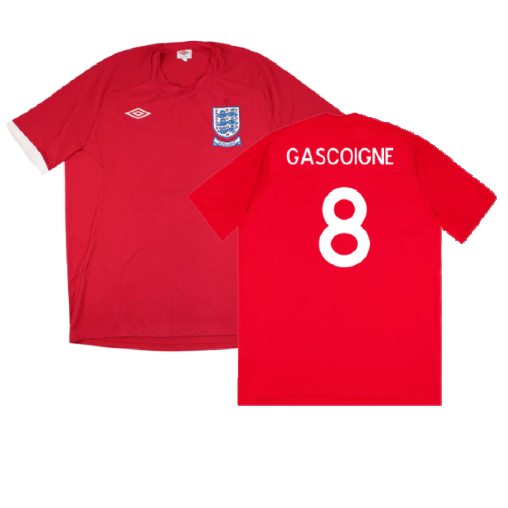 England 2010-11 Away Shirt (South Africa Badge Detail) (S) (Excellent) (Gascoigne 8)_0