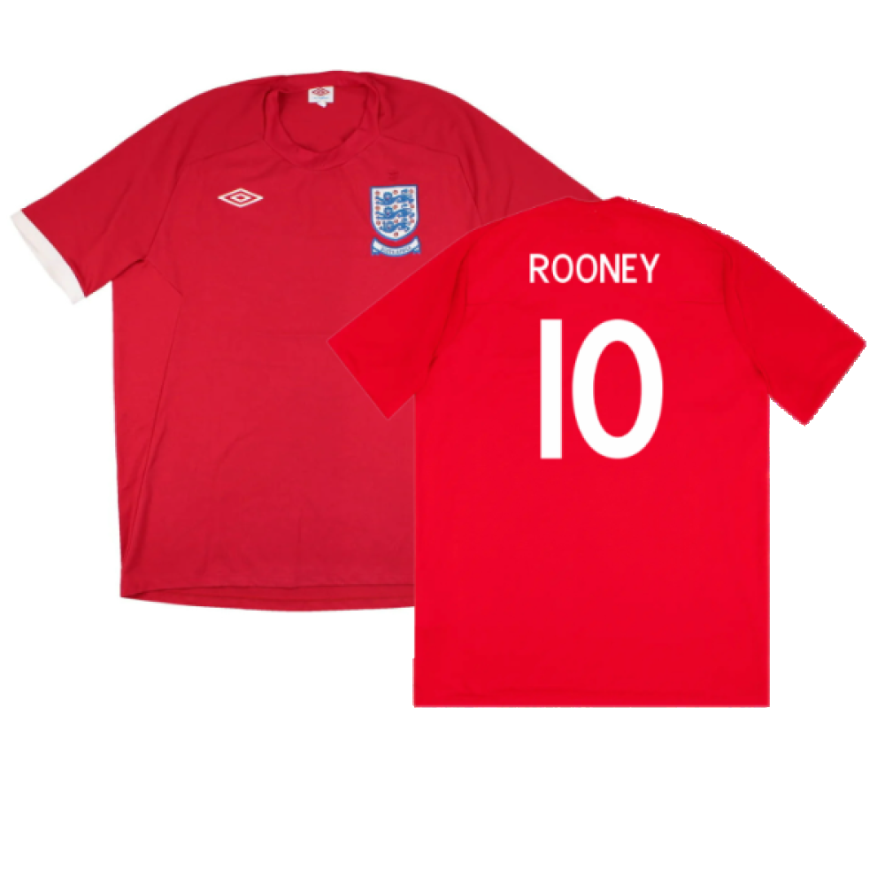 England 2010-11 Away Shirt (South Africa Badge Detail) (M) (Excellent) (ROONEY 10)_0