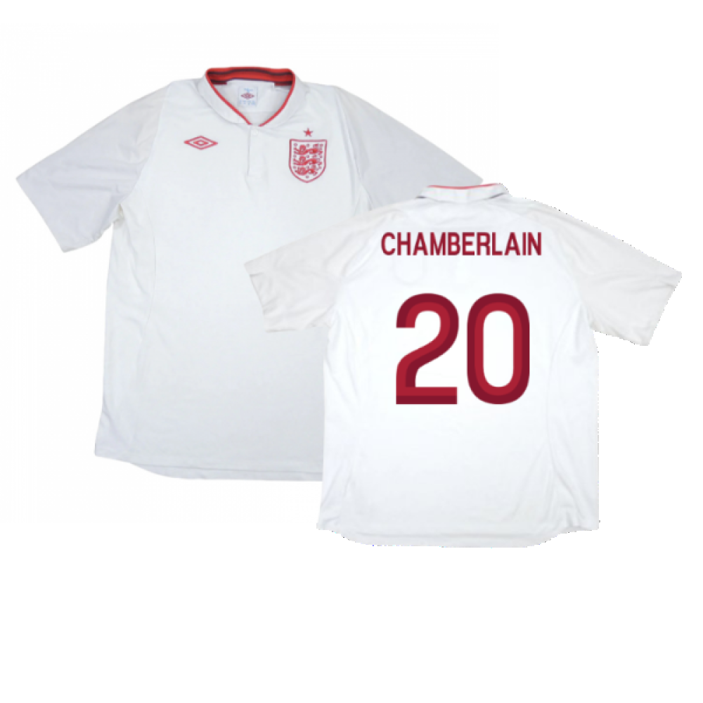 England 2012-13 Home Shirt (M) (Excellent) (Chamberlain 20)_0
