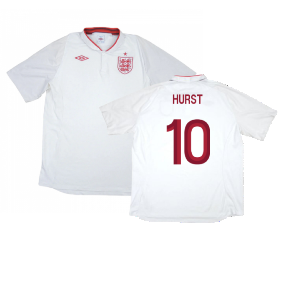 England 2012-13 Home Shirt (XXL) (Very Good) (Hurst 10)_0