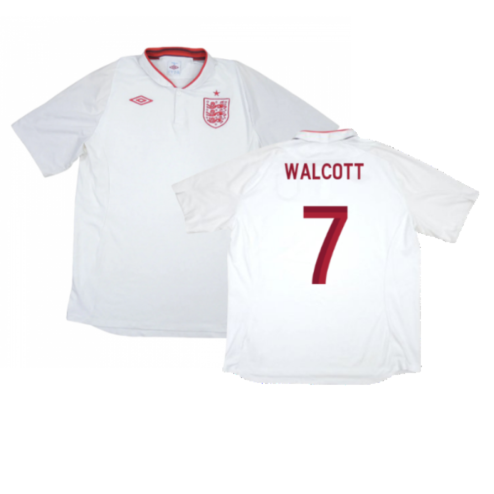 England 2012-13 Home Shirt (XXL) (Very Good) (Walcott 7)_0