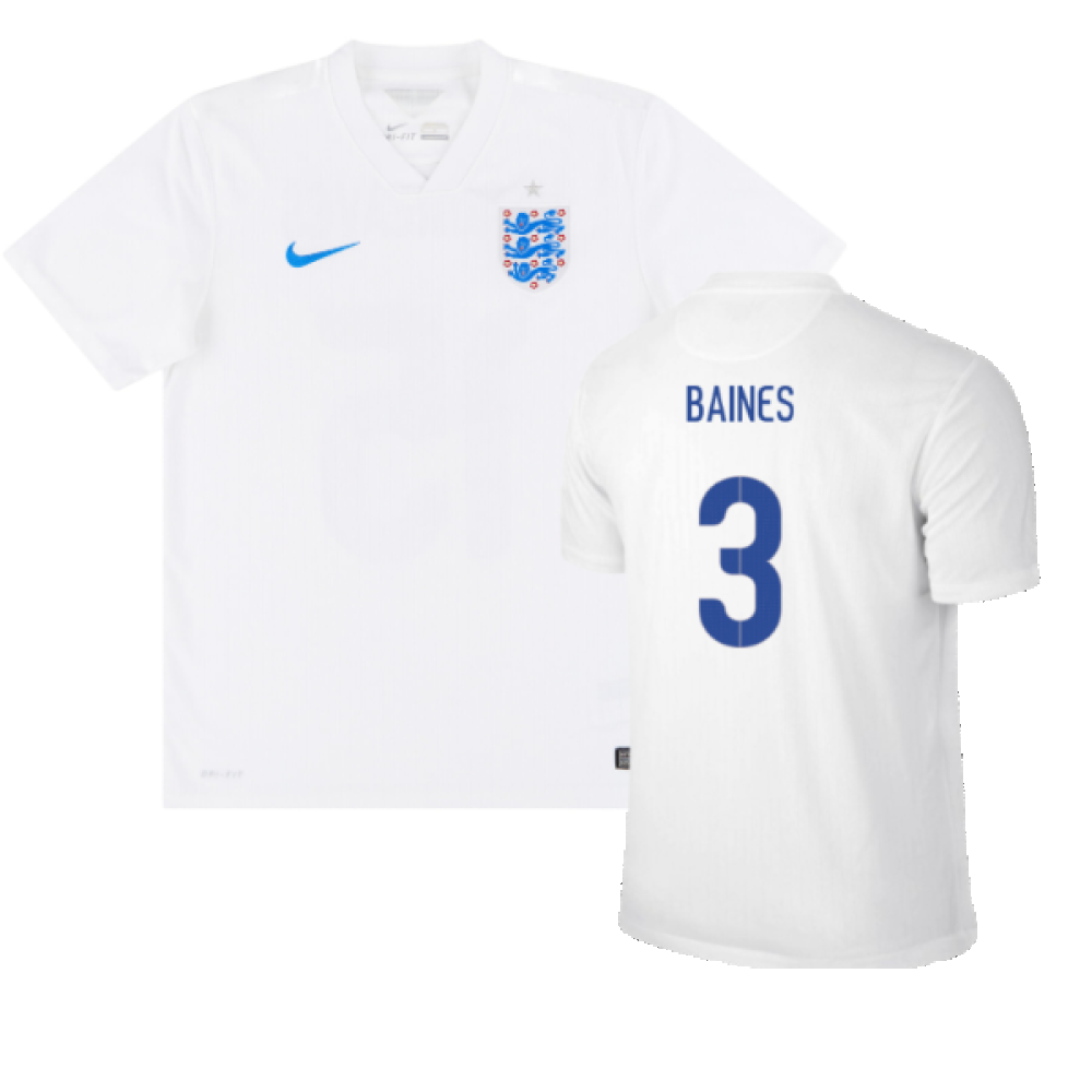 England 2014-15 Home Shirt (S) (Very Good) (BAINES 3)_0