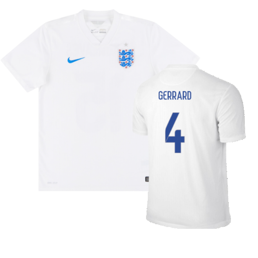 England 2014-15 Home Shirt (S) (Very Good) (GERRARD 4)_0