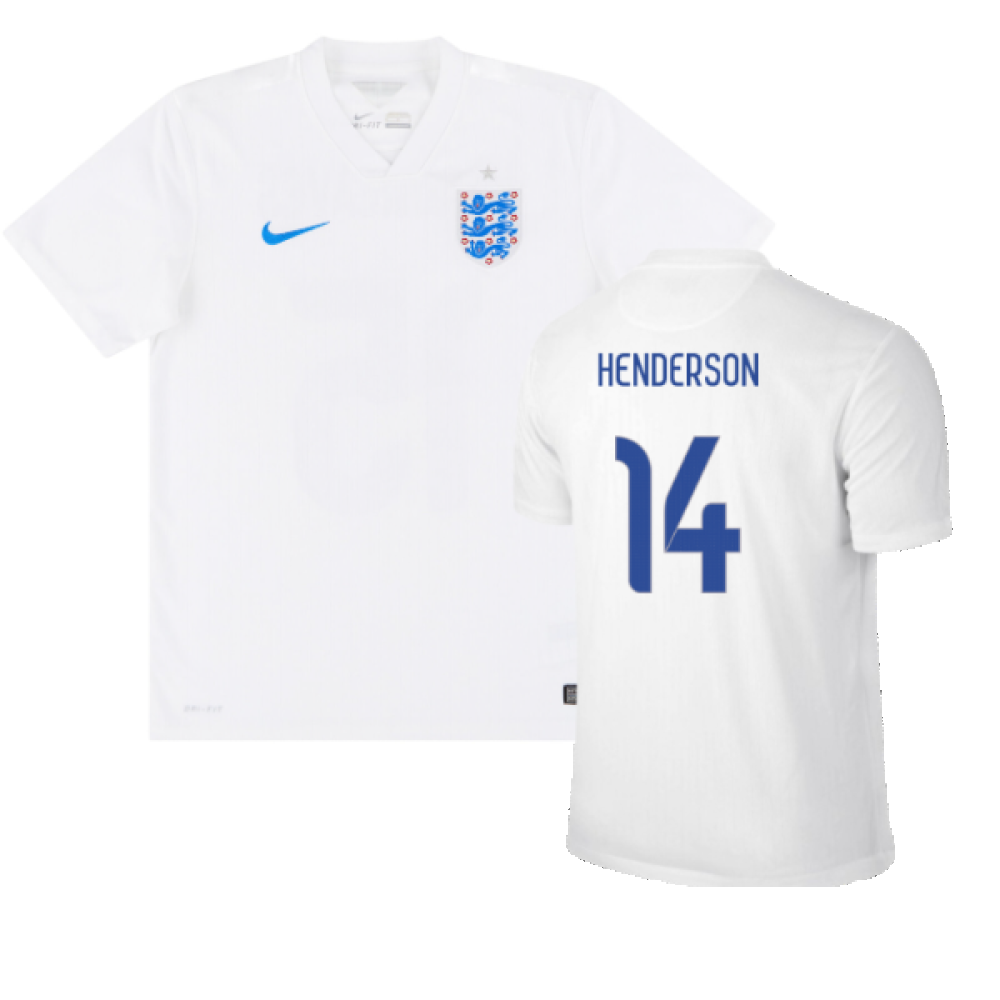 England 2014-15 Home Shirt (S) (Very Good) (HENDERSON 14)_0