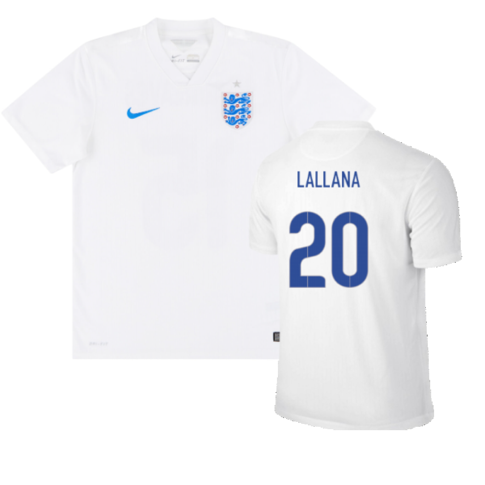 England 2014-15 Home Shirt (S) (Very Good) (LALLANA 20)_0