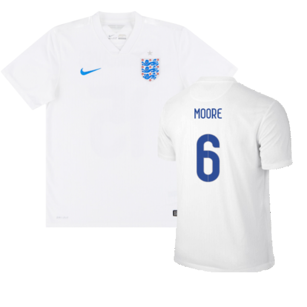 England 2014-15 Home Shirt (S) (Very Good) (MOORE 6)_0