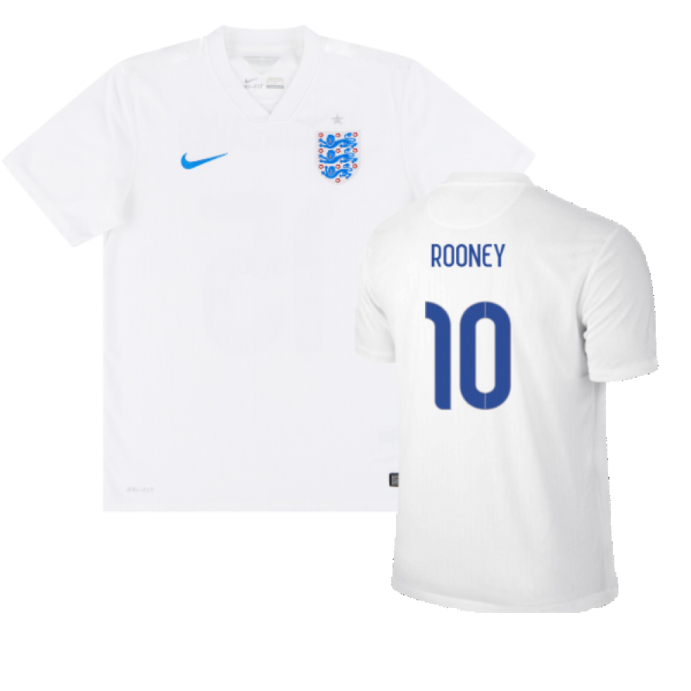 England 2014-15 Home Shirt (S) (Very Good) (ROONEY 10)_0