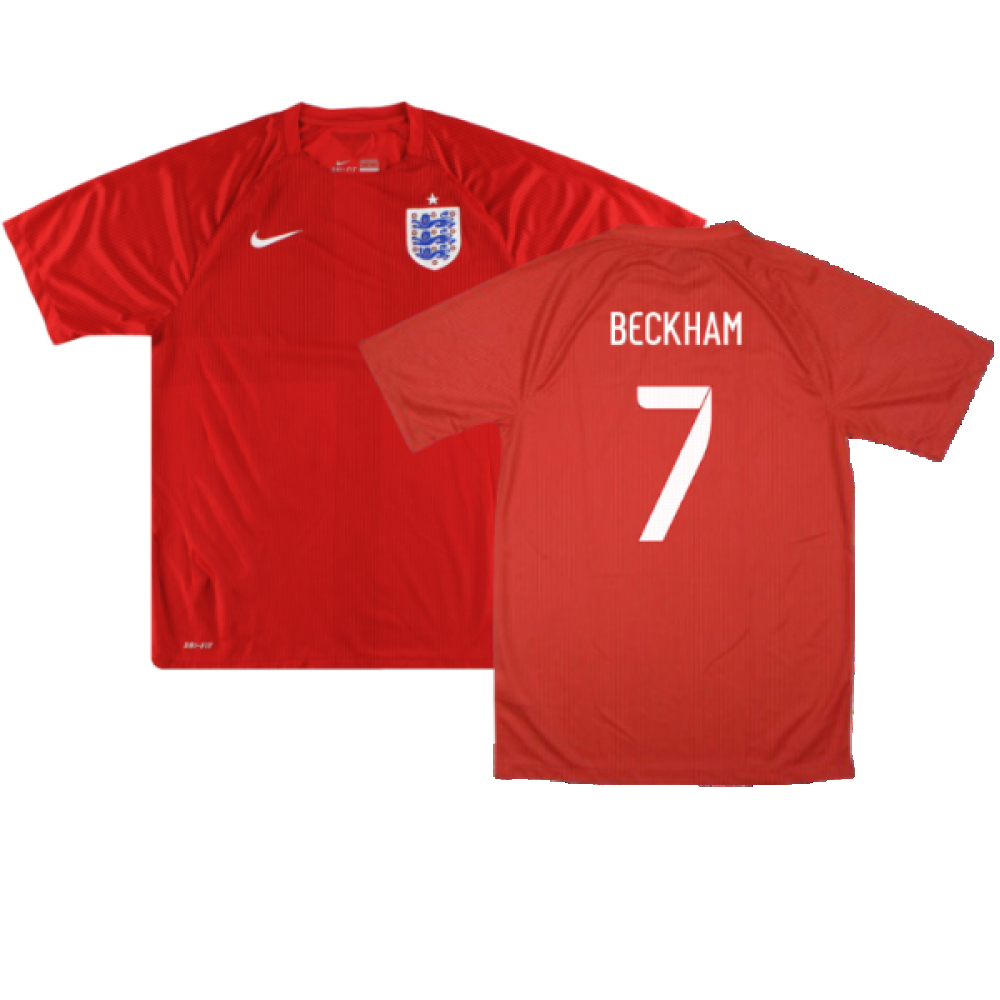 England 2014-16 Away (L) (Very Good) (BECKHAM 7)_0