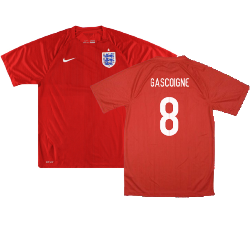 England 2014-16 Away (L) (Very Good) (GASCOIGNE 8)_0