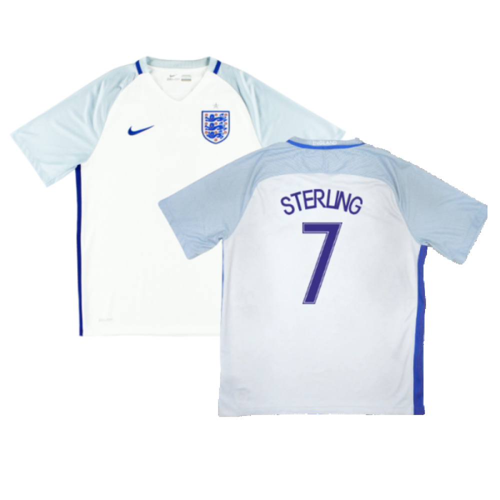 England 2016-17 Home Shirt (M) (Very Good) (Sterling 7)_0
