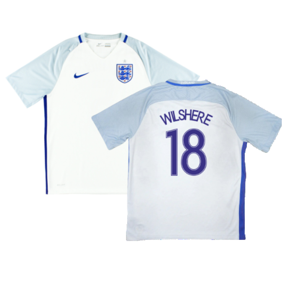 England 2016-17 Home Shirt (M) (Very Good) (Wilshere 18)_0