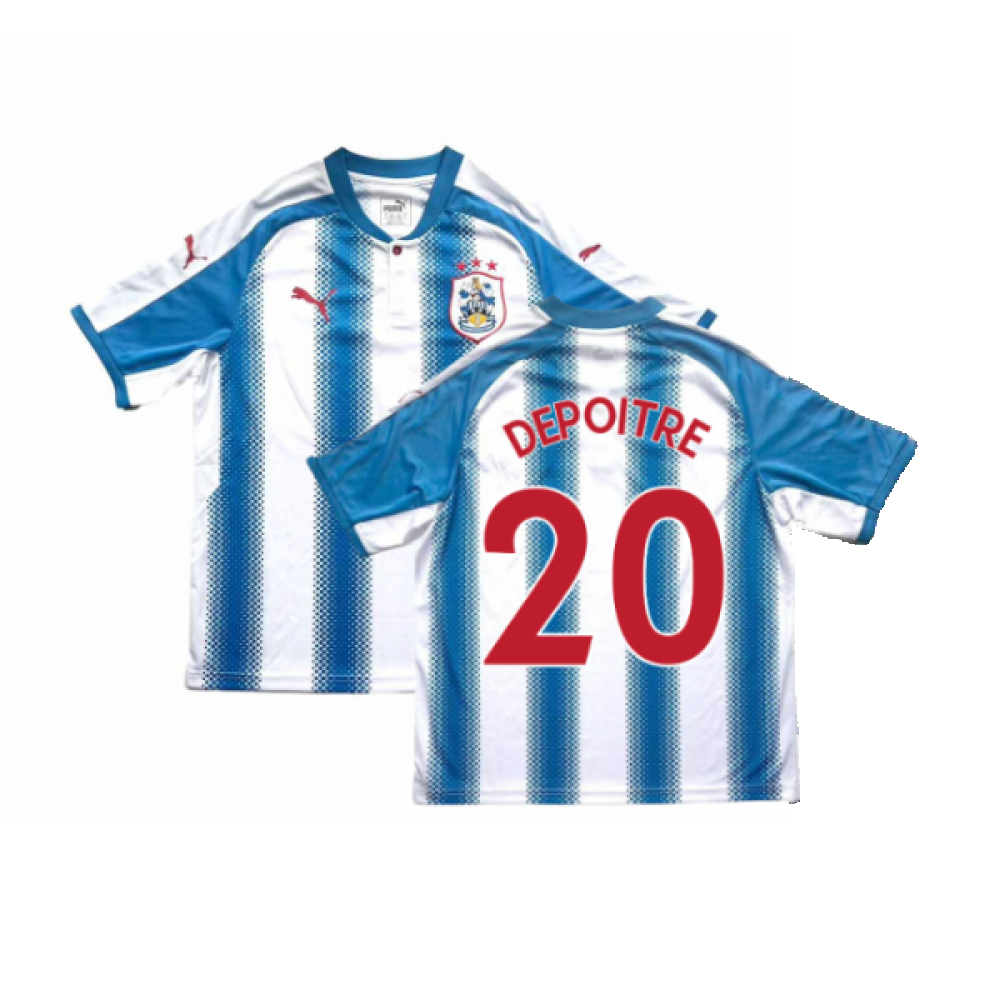 Huddersfield 2017-18 Home Shirt (Mint) (Depoitre 20)_0