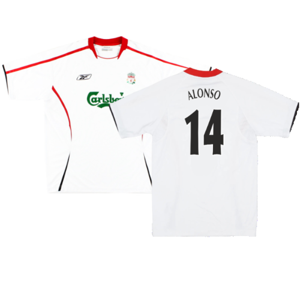 Liverpool 2005-06 Away Shirt (2XL) (Very Good) (ALONSO 14)_0