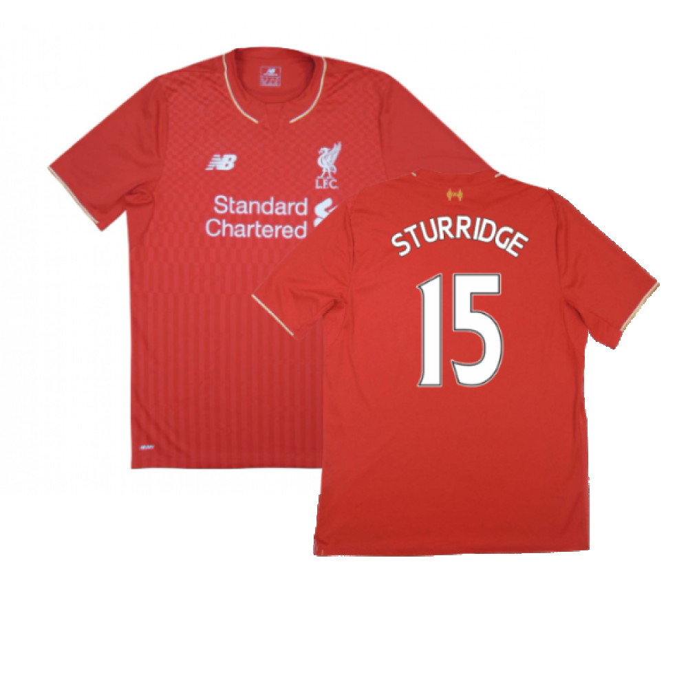 Liverpool 2015-16 Home Shirt (Very Good) (Sturridge 15) – Soccer