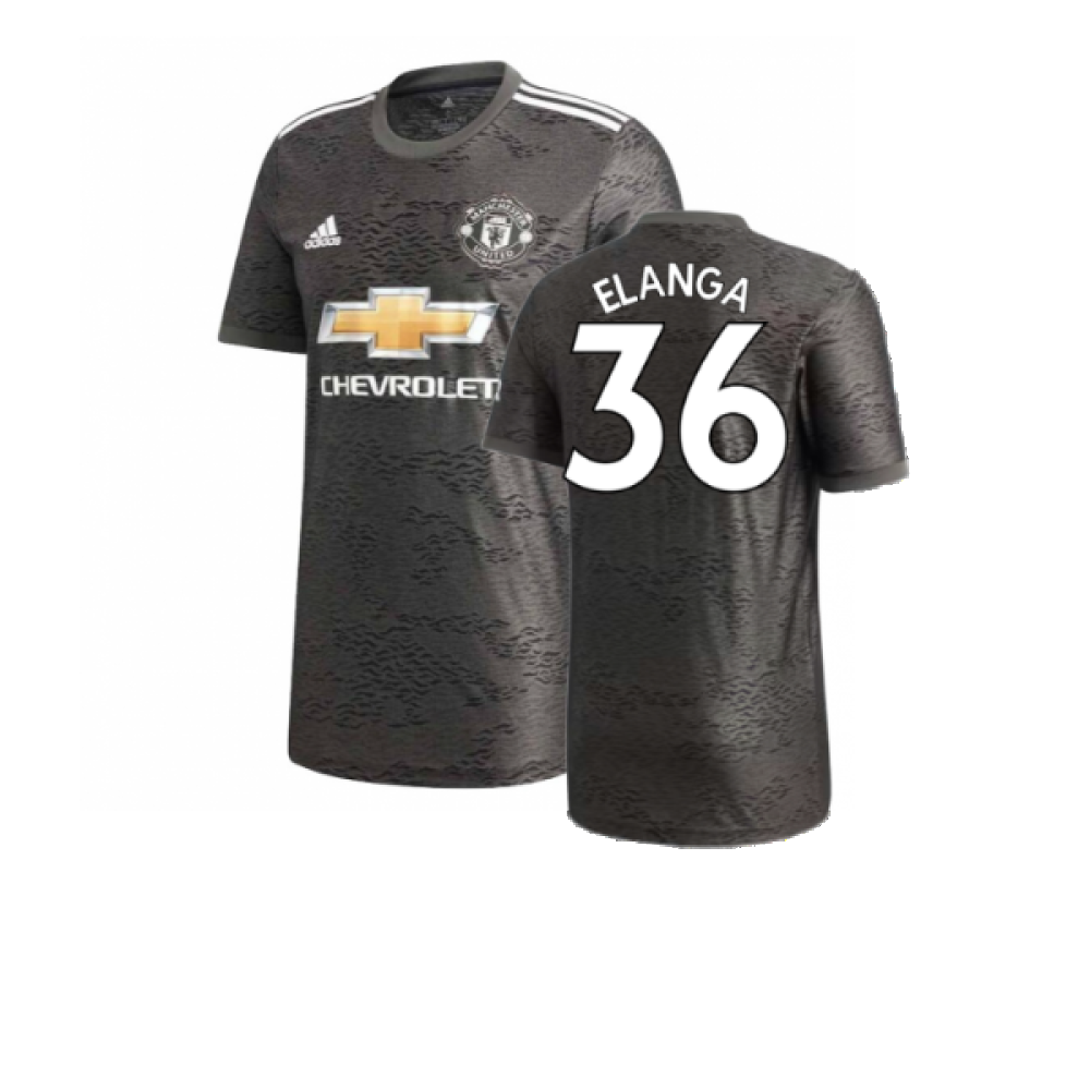 Manchester United 2020-21 Away Shirt (XL) (Excellent) (Elanga 36)_0