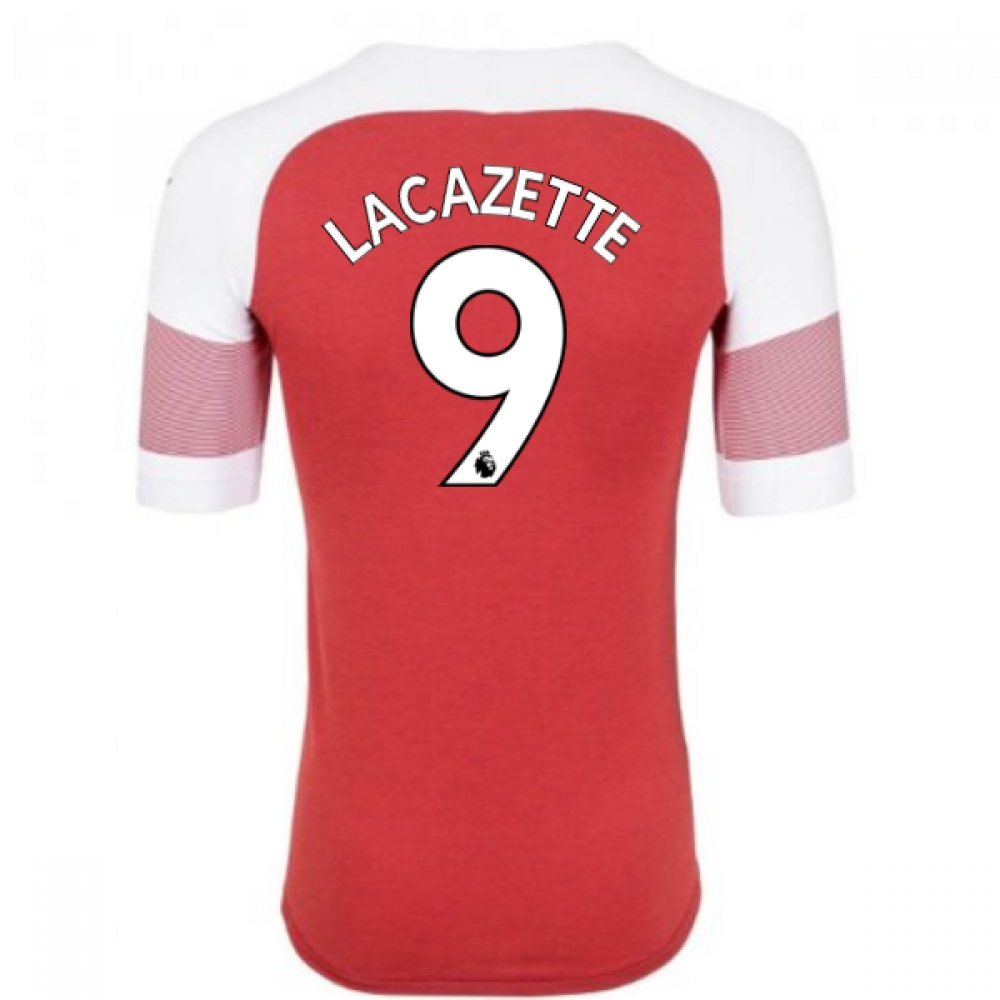 2018-2019 Arsenal Puma Home Football Shirt (Lacazette 9) - Kids