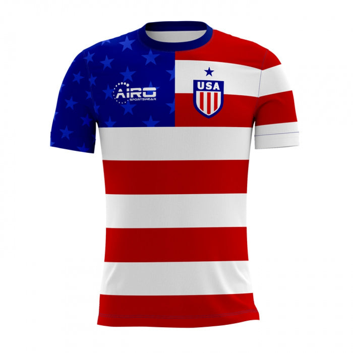 2022-2023 USA Home Concept Football Shirt (Kids)_0