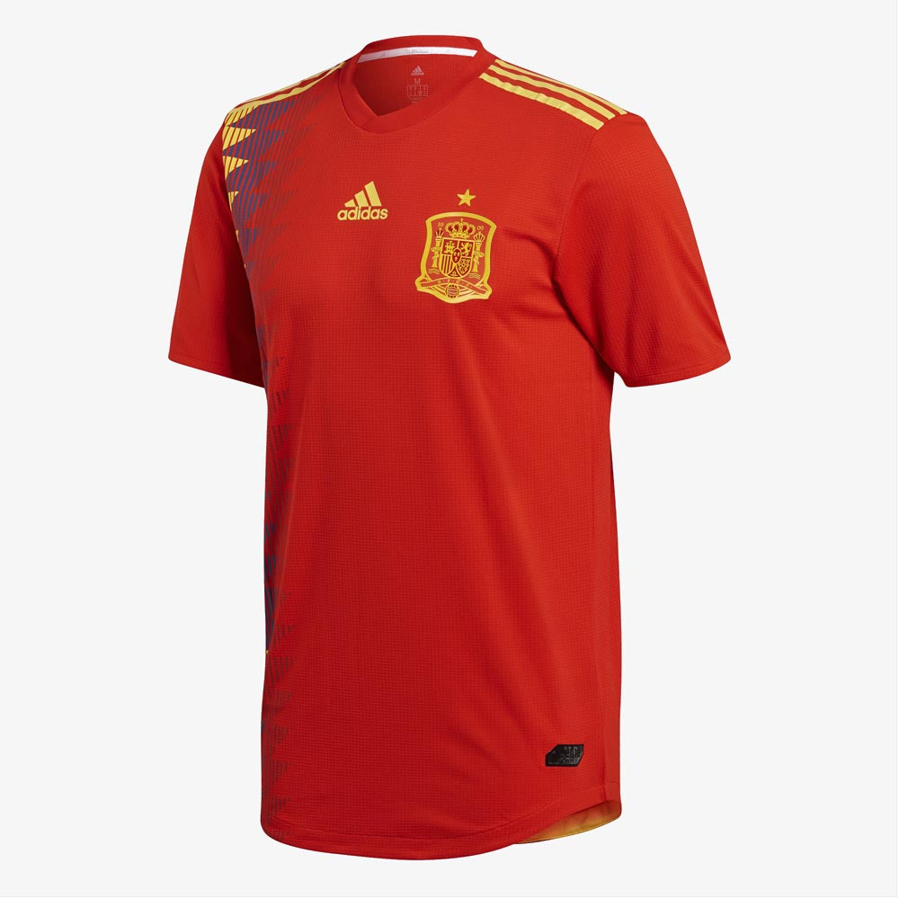 2018-2019 Spain Authentic Authentic Home Adidas Football Shirt (m) (Very Good)_0