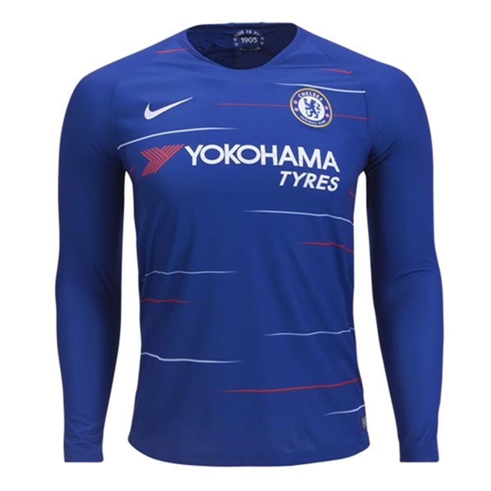 Chelsea 2018-19 Home Long Sleeve Shirt (XXL) (Excellent)