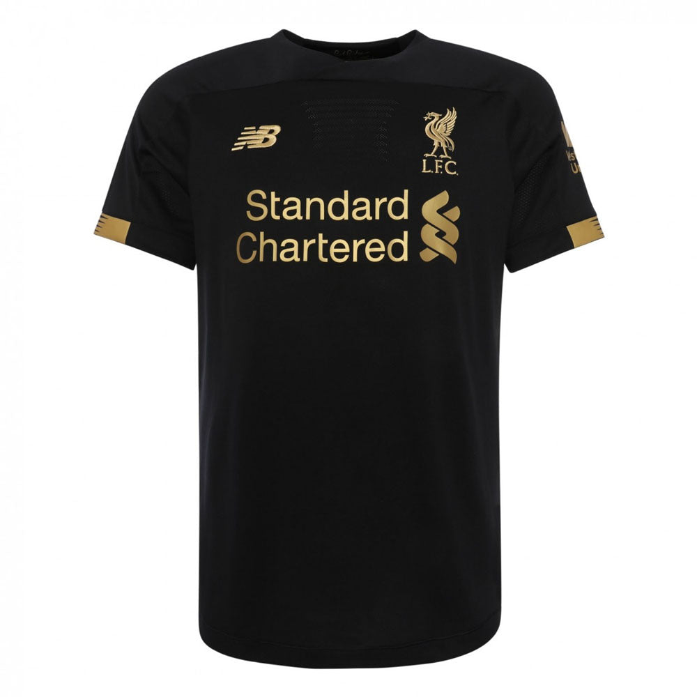 2019-2020 Liverpool Home Short Sleeve Goalkeeper Shirt (Kids)_0