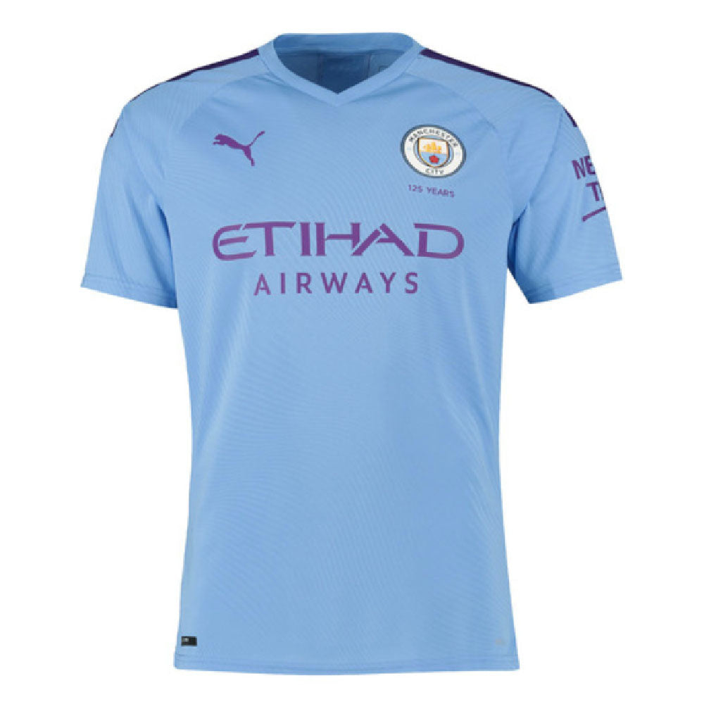2019-2020 Manchester City Puma Home Authentic Football Shirt