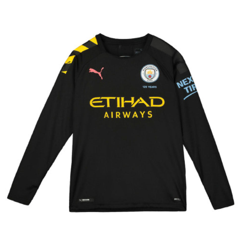2019-2020 Manchester City Puma Away Long Sleeve Shirt (Kids)
