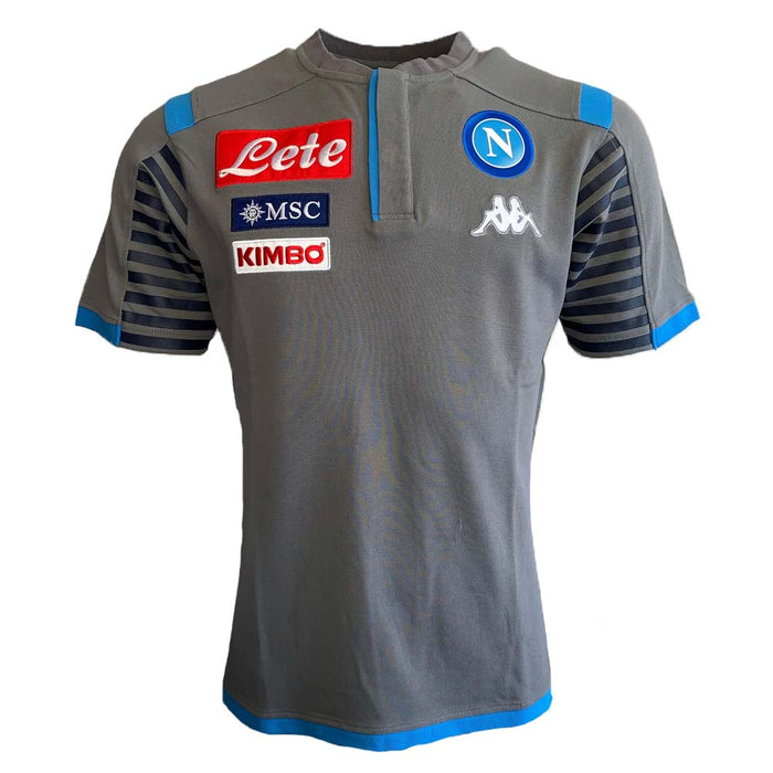 2019-2020 Napoli Cotton Polo Shirt (Grey)
