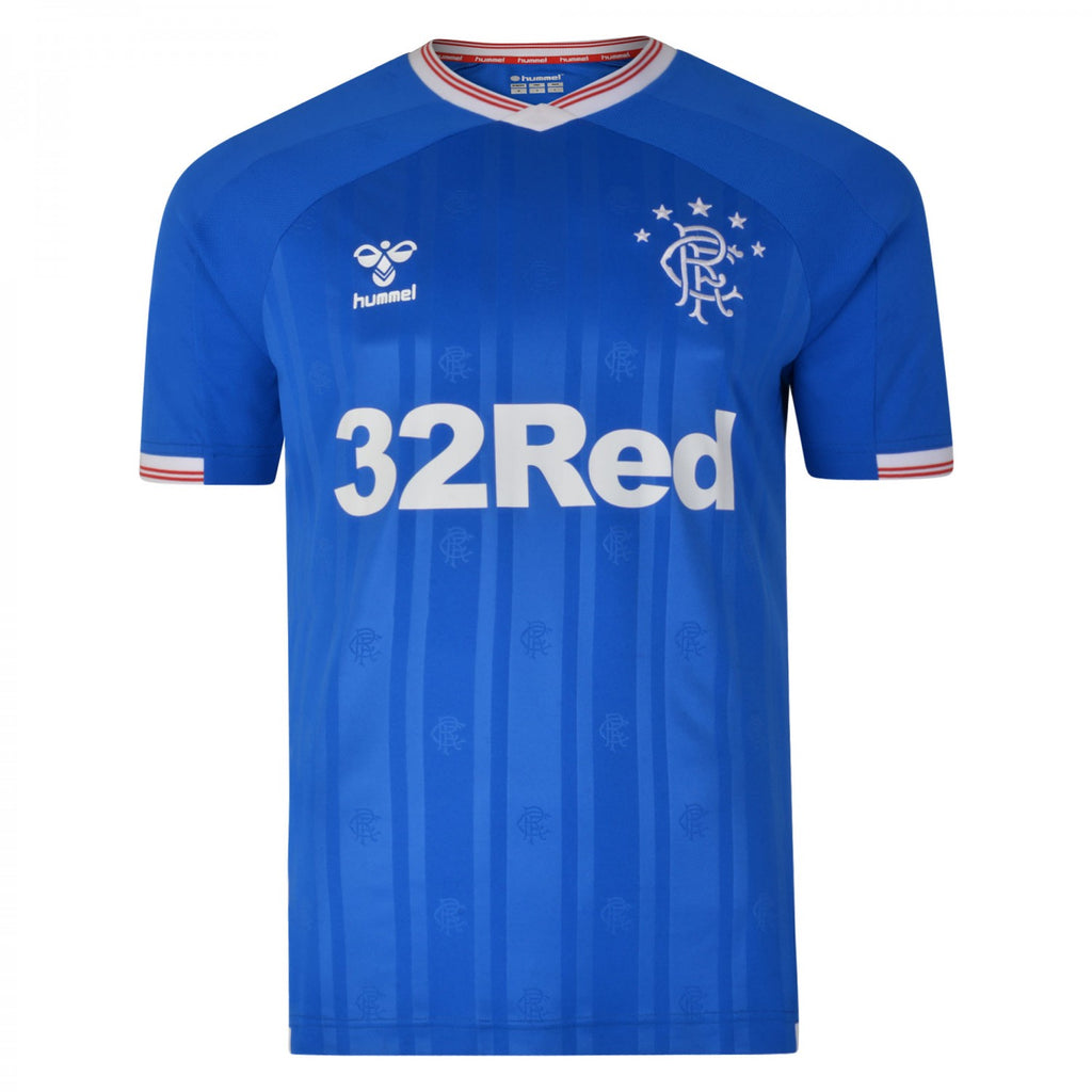2019-2020 Glasgow Rangers Hummel Home Football Shirt (M) (Mint)
