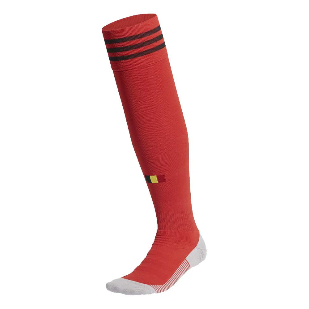2020-2021 Belgium Home Adidas Football Socks (Red)_0