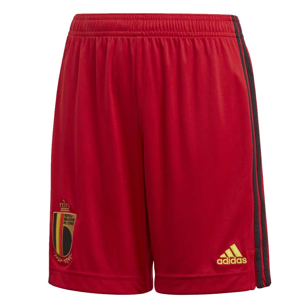 2020-2021 Belgium Home Adidas Football Shorts (Kids)_0