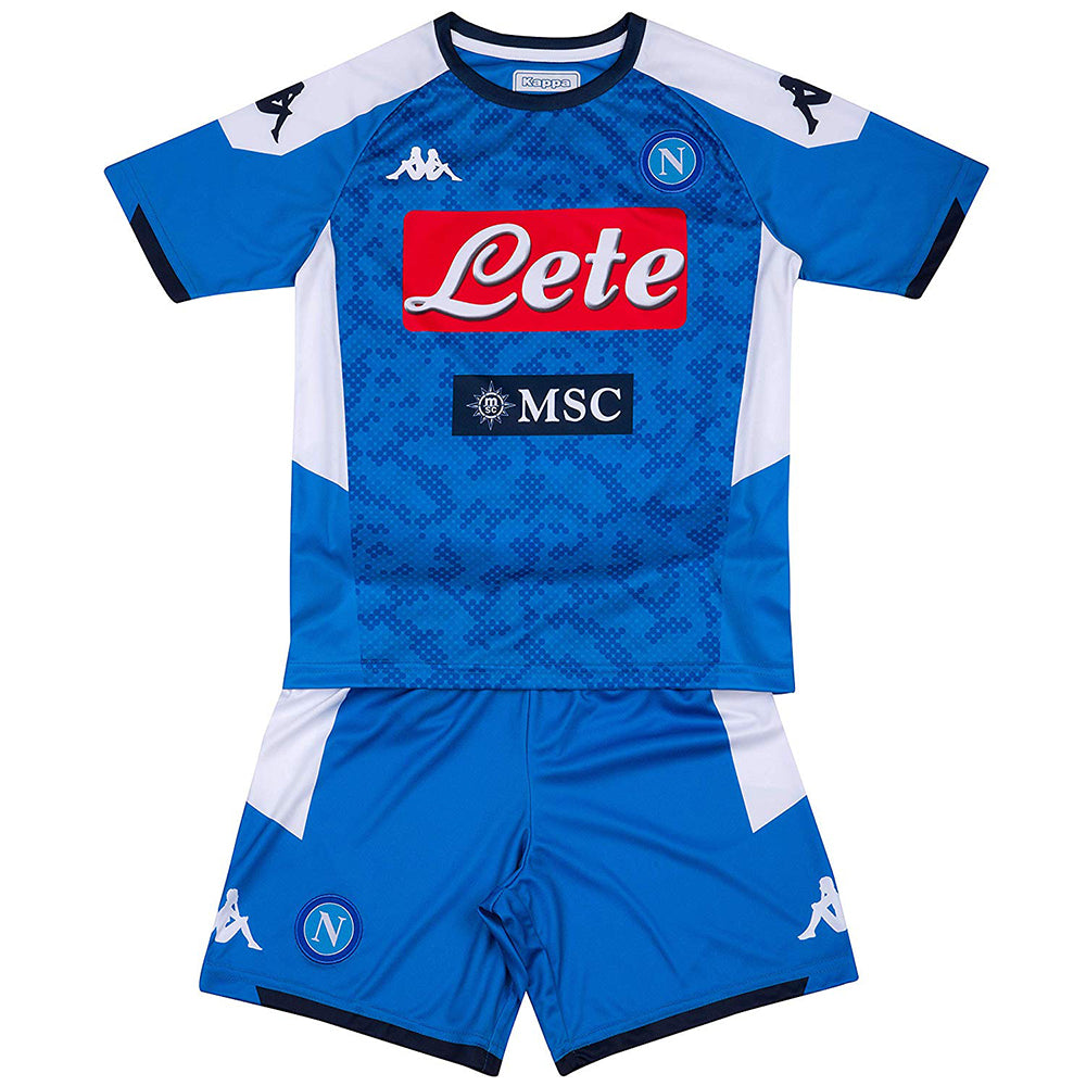 2019-2020 Napoli Kappa Home Football Kit (Kids)_0