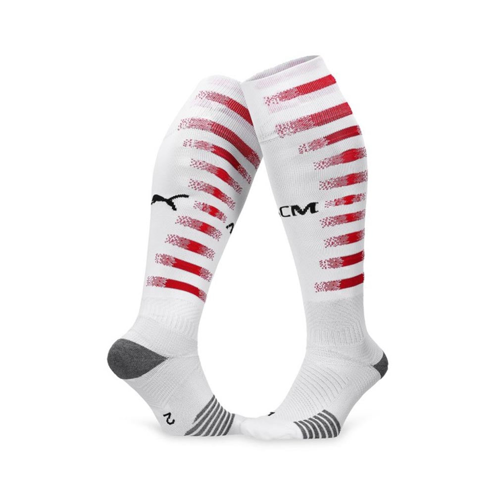 2020-2021 AC Milan Puma Home Football Socks (White)_0