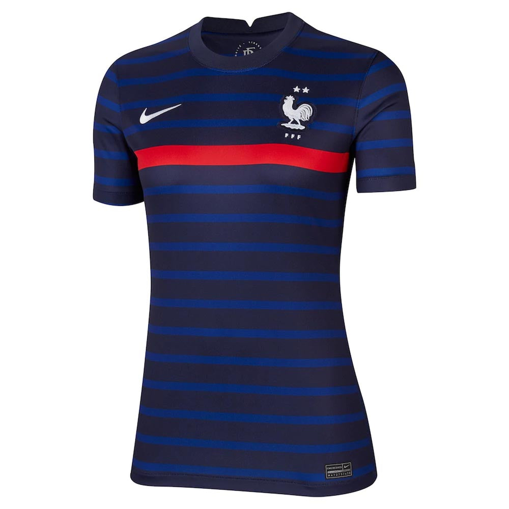2020-2021 France Home Nike Womens Shirt_0
