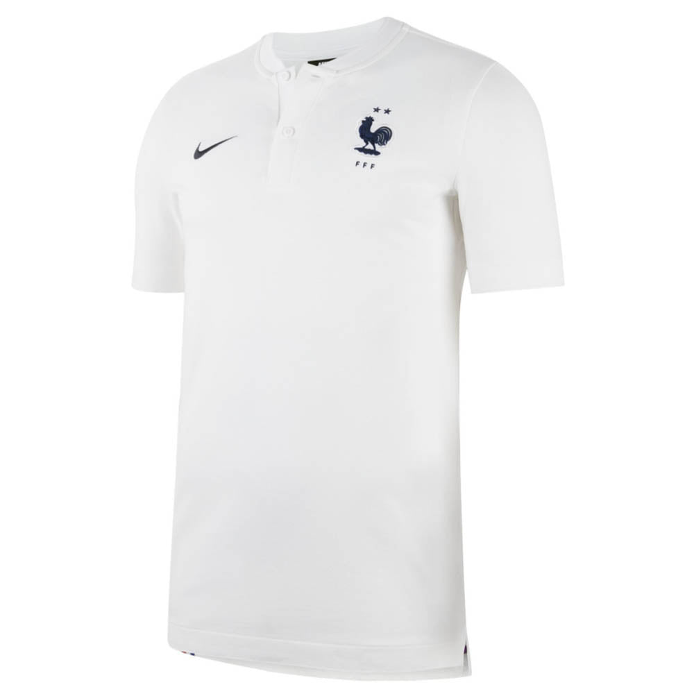 2020-2021 France Nike Authentic Polo Shirt (White)