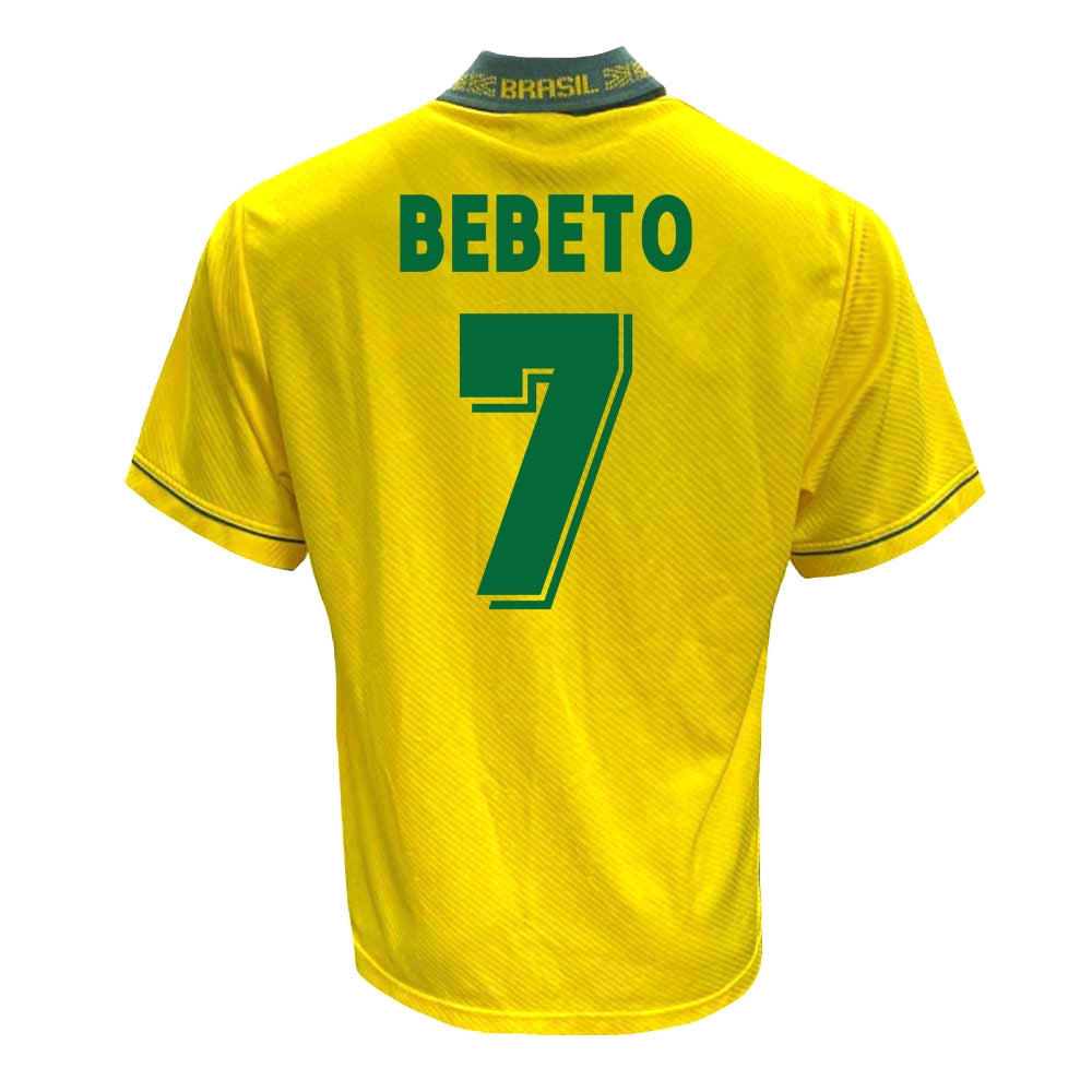 1994 Brazil Home (BEBETO 7) (Very Good)_0
