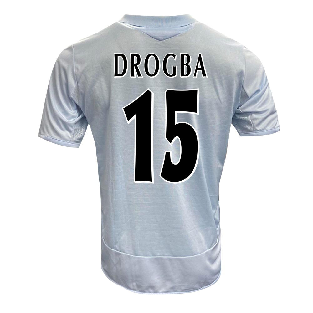 2005-2006 Chelsea Away Shirt (DROGBA 15) (Mint)_0