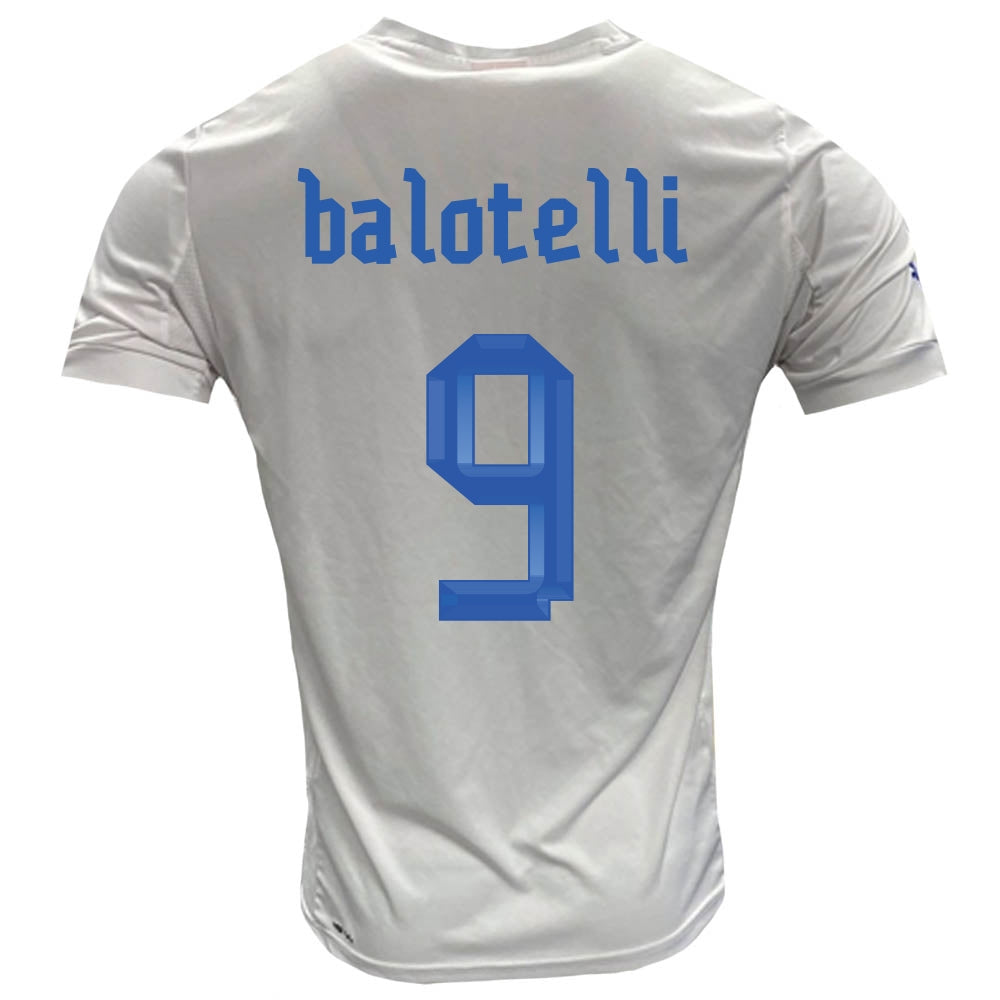 2012-2013 Italy Away Shirt (BALOTELLI 9) (Excellent)_0