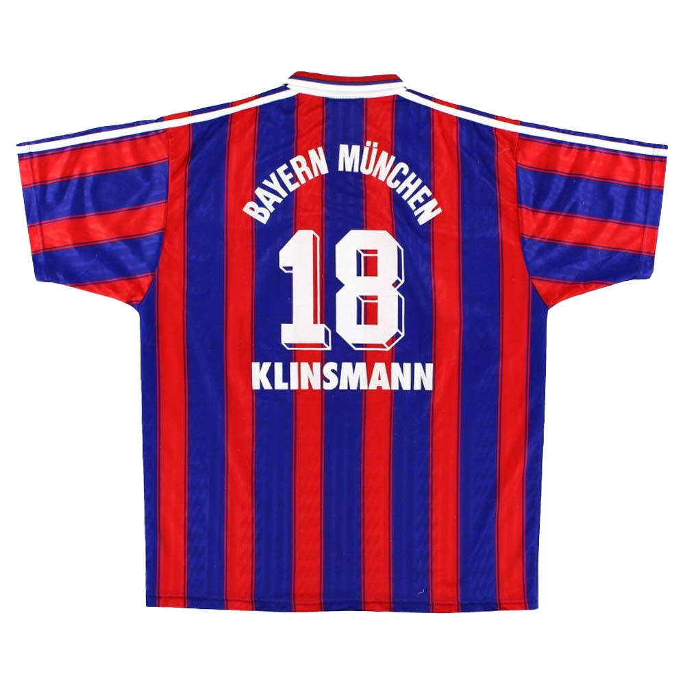 Bayern Munich 1995-97 Home Shirt #18 Klinsmann ((Good) S)