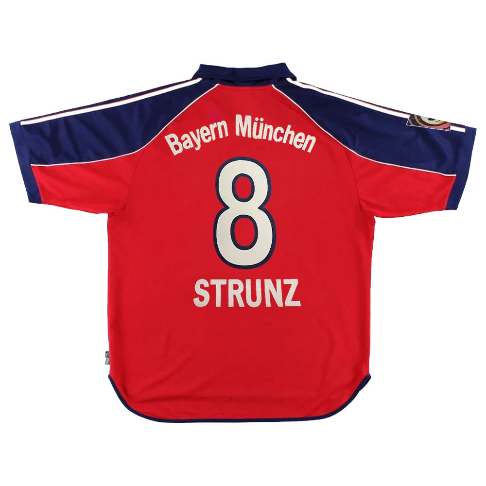 Bayern Munich 1999-01 Home Shirt #8 Strunz ((Very Good) XL)