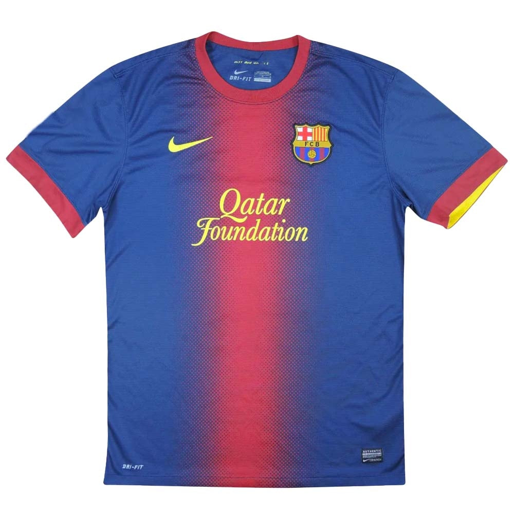 Barcelona 2007-08 Home Shirt (Messi #19) ((Excellent) S)_0